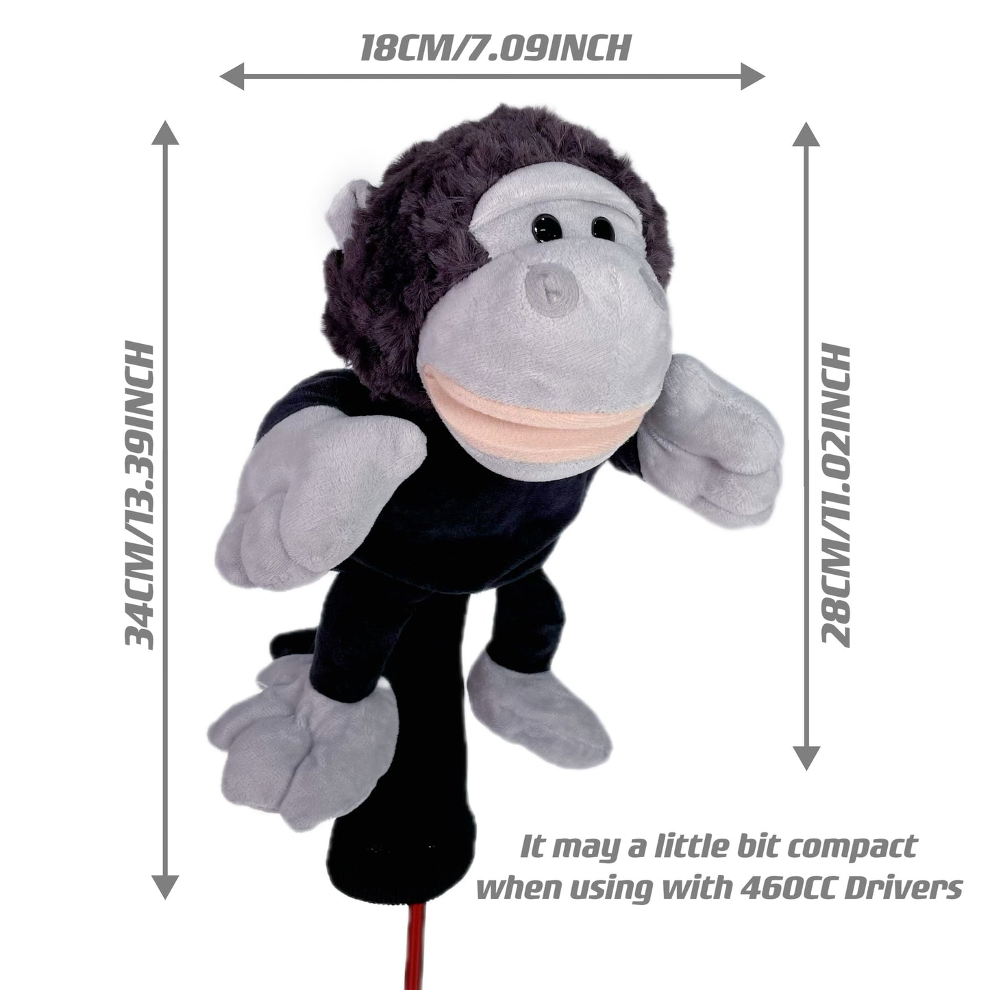 Whimsical, Realistic Animal Golf Club Head Cover - Durable, Fits 460CC Drivers & More - Perfect Gift for Men & Women, Enhances Your Game