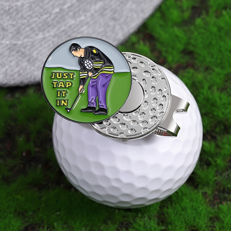 Creative Magnetic Golf Ball Marker Hat Clip - Durable Removable Alloy Clip Style Design, Fun Gift for Men And Women Golfers, Perfect Accessory for Golfing Enthusiasts