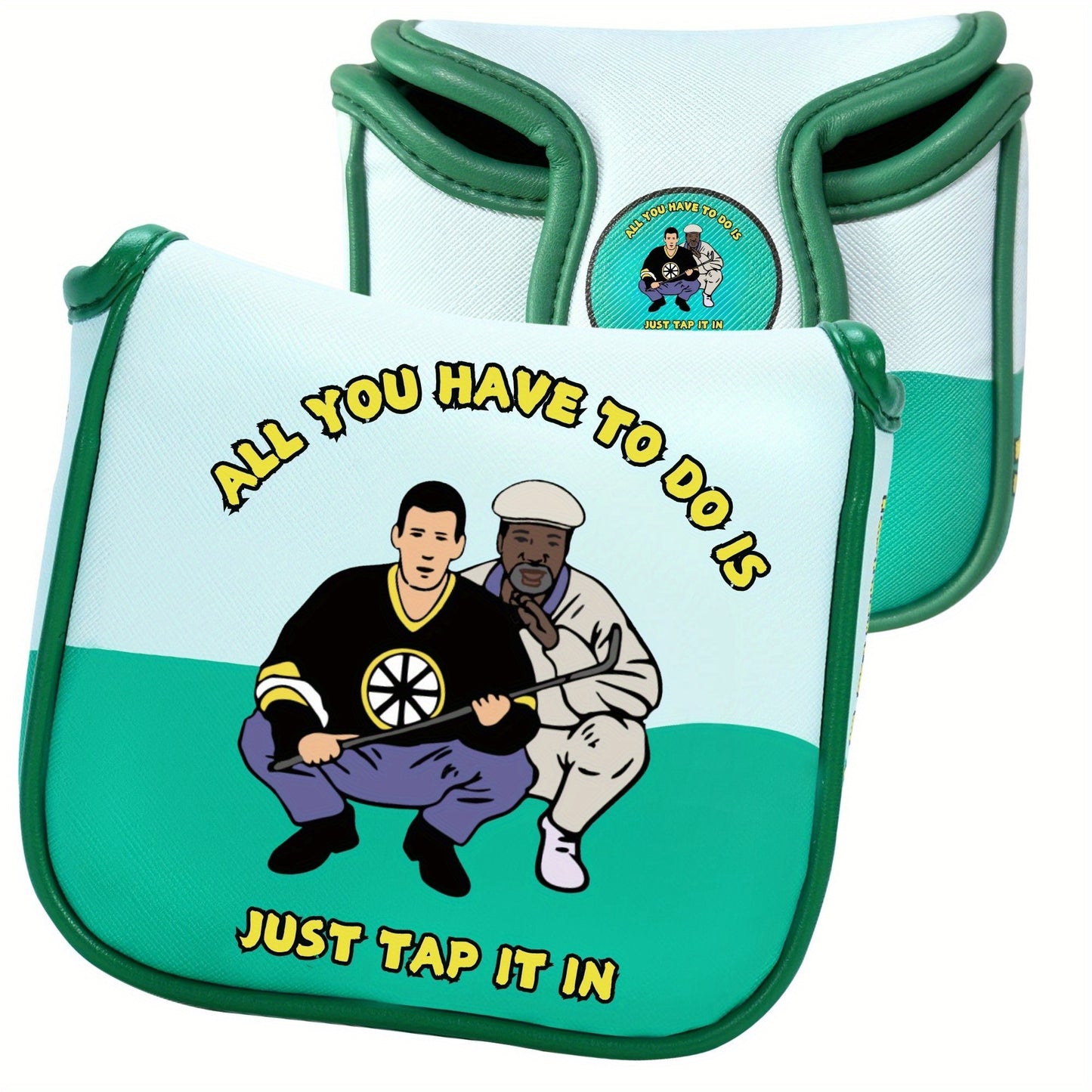 Happy Gilmore Golf Headcover - Premium Golf Club Protector with "Tappy, Tappy, Tappy" Design, Ideal for Men, Dads, and Golf Enthusiasts, Golf Accessory | Cartoon Character Cover | Durable Golf Cover, Golf Accessories