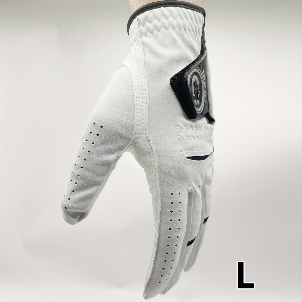 Premium Sheepskin Golf Glove for Left Hand - Anti-Slip, Breathable & Durable | Ideal for Outdoor Training & Matches