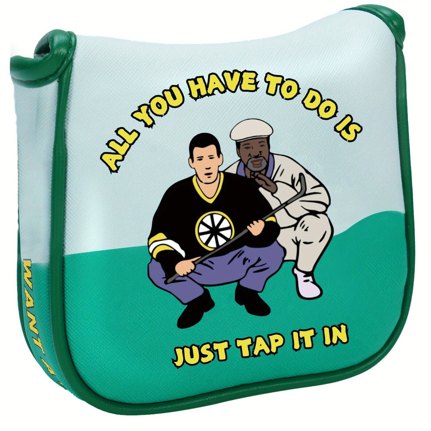 Happy Gilmore Golf Headcover - Premium Golf Club Protector with "Tappy, Tappy, Tappy" Design, Ideal for Men, Dads, and Golf Enthusiasts, Golf Accessory | Cartoon Character Cover | Durable Golf Cover, Golf Accessories