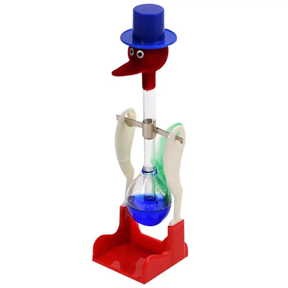 Drinking Bird Non-Stop Liquid Drinking Glass Lucky Bird Duck Bobbing Magic Prank Toy Decoration Crafts Children Kids Educational
