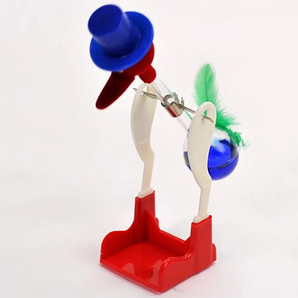Drinking Bird Non-Stop Liquid Drinking Glass Lucky Bird Duck Bobbing Magic Prank Toy Decoration Crafts Children Kids Educational
