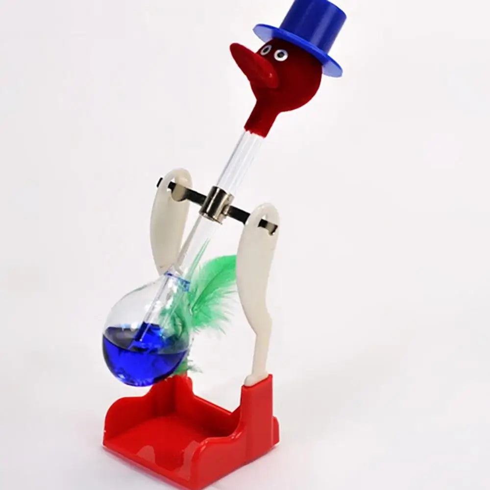 Drinking Bird Non-Stop Liquid Drinking Glass Lucky Bird Duck Bobbing Magic Prank Toy Decoration Crafts Children Kids Educational