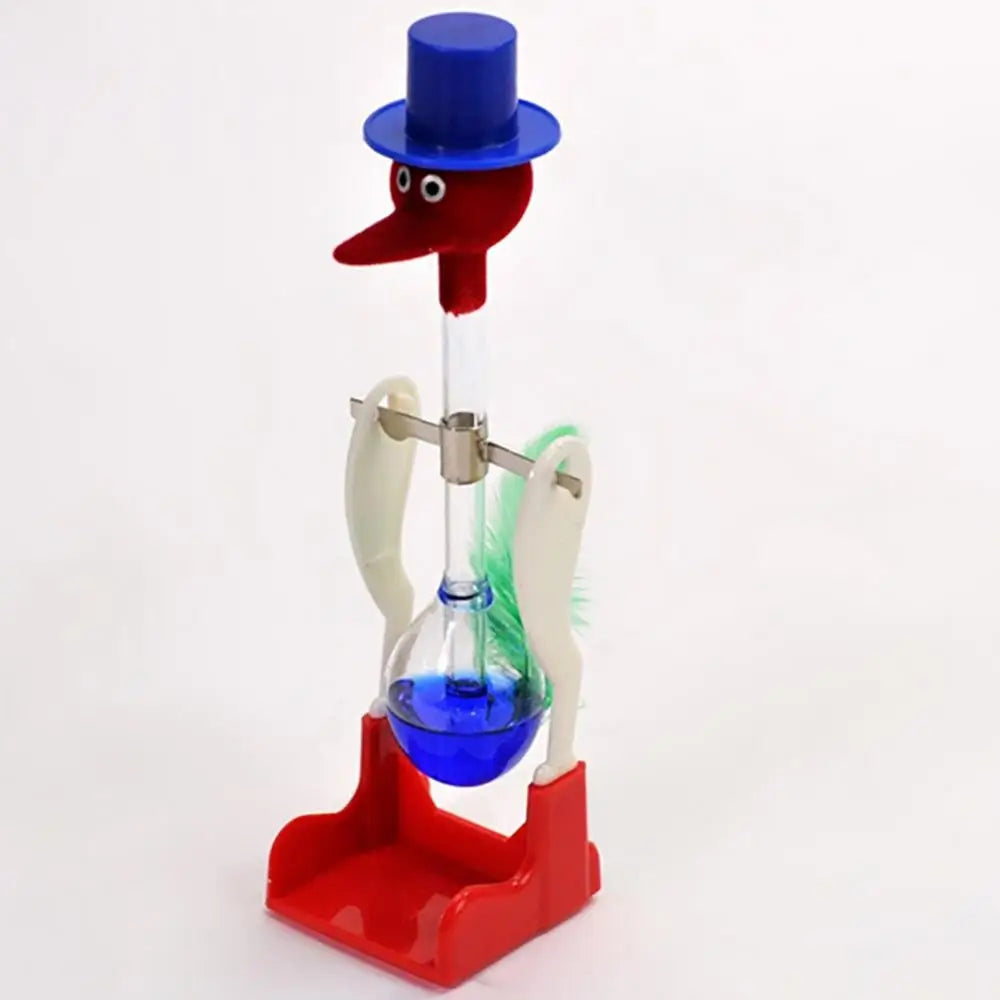 Drinking Bird Non-Stop Liquid Drinking Glass Lucky Bird Duck Bobbing Magic Prank Toy Decoration Crafts Children Kids Educational