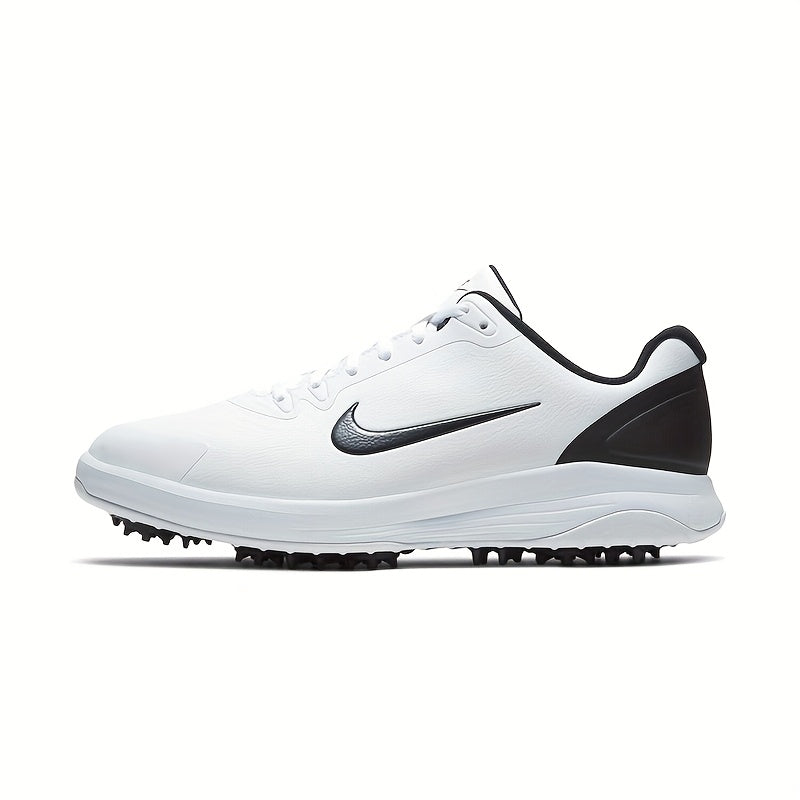 NIKE Men'S INFINITY G Men'S Golf Shoes - Wide Fit Casual Sneakers with Shock Absorption, Breathable Synthetic & Fabric Lining, Durable Rubber Sole for All-Season Comfort (White/Black), Sports Footwear, Sleek Sneaker Design, C