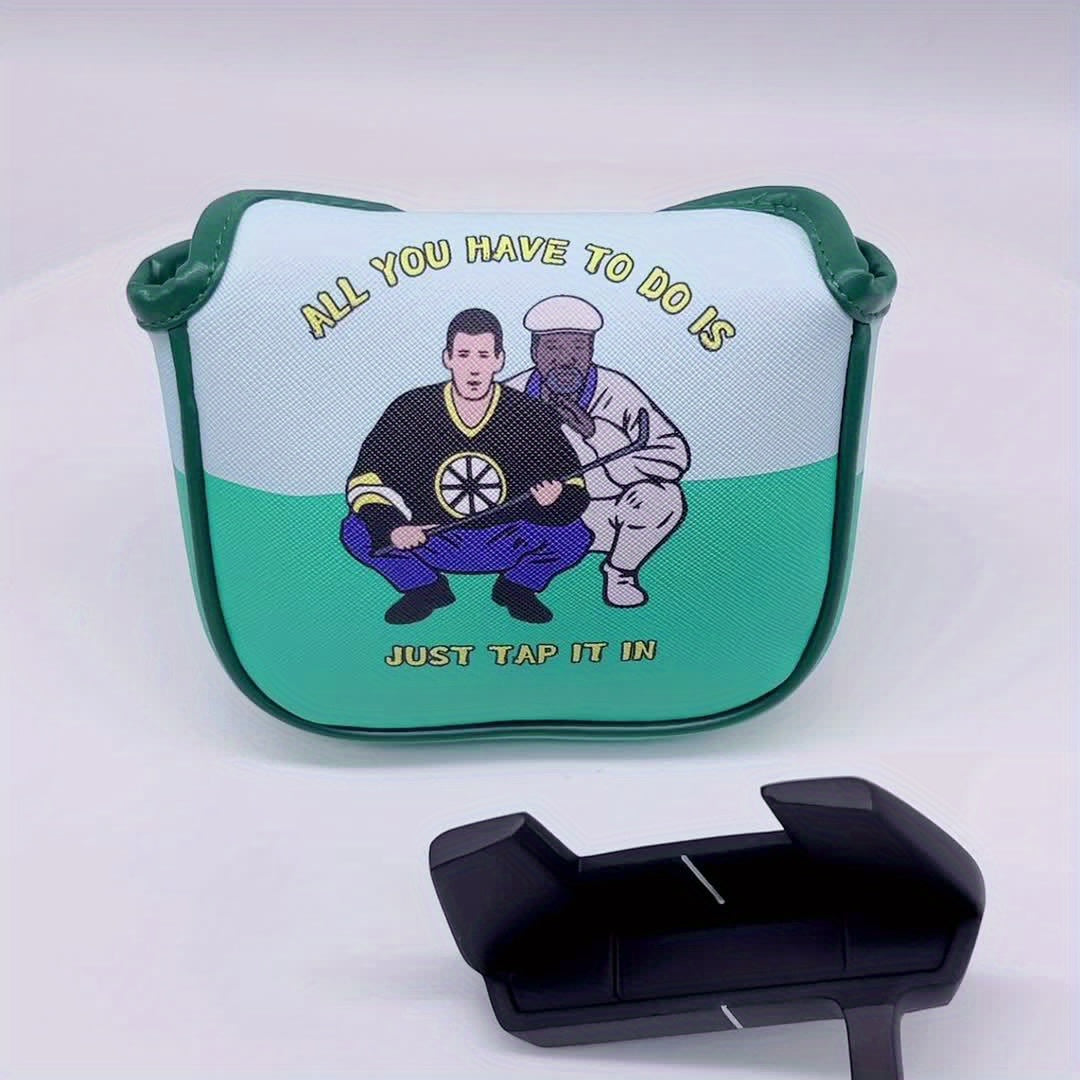 Happy Gilmore Golf Headcover - Premium Golf Club Protector with "Tappy, Tappy, Tappy" Design, Ideal for Men, Dads, and Golf Enthusiasts, Golf Accessory | Cartoon Character Cover | Durable Golf Cover, Golf Accessories
