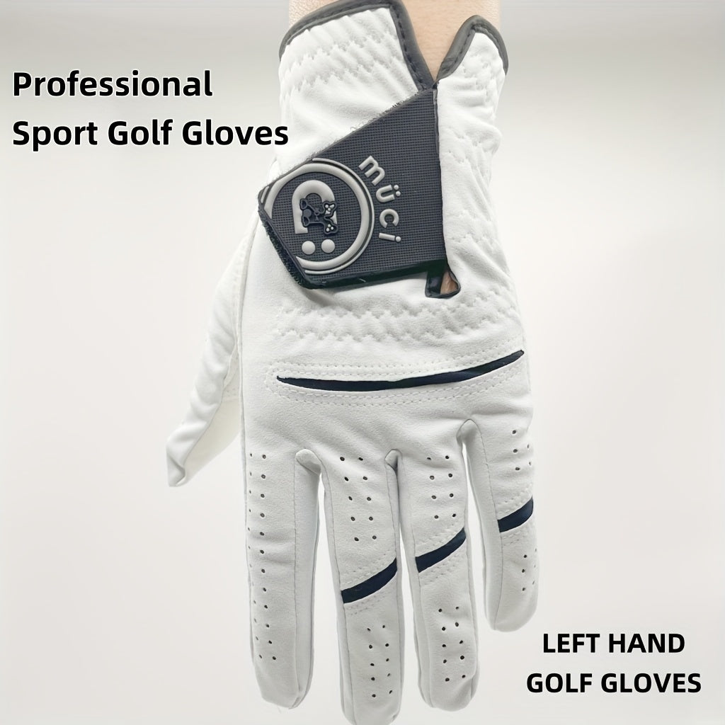 Premium Sheepskin Golf Glove for Left Hand - Anti-Slip, Breathable & Durable | Ideal for Outdoor Training & Matches
