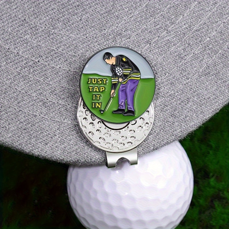 Creative Magnetic Golf Ball Marker Hat Clip - Durable Removable Alloy Clip Style Design, Fun Gift for Men And Women Golfers, Perfect Accessory for Golfing Enthusiasts