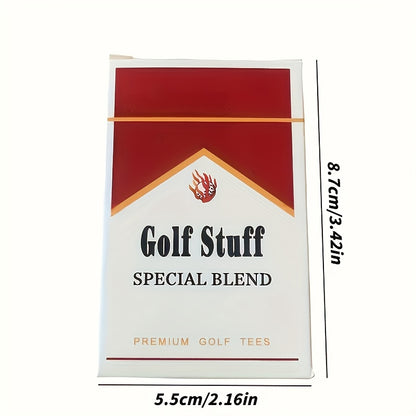 12 creative golf ball holders, unique box design, high-quality golf studs, golf tees, golf accessories, perfect golf gifts for men and women