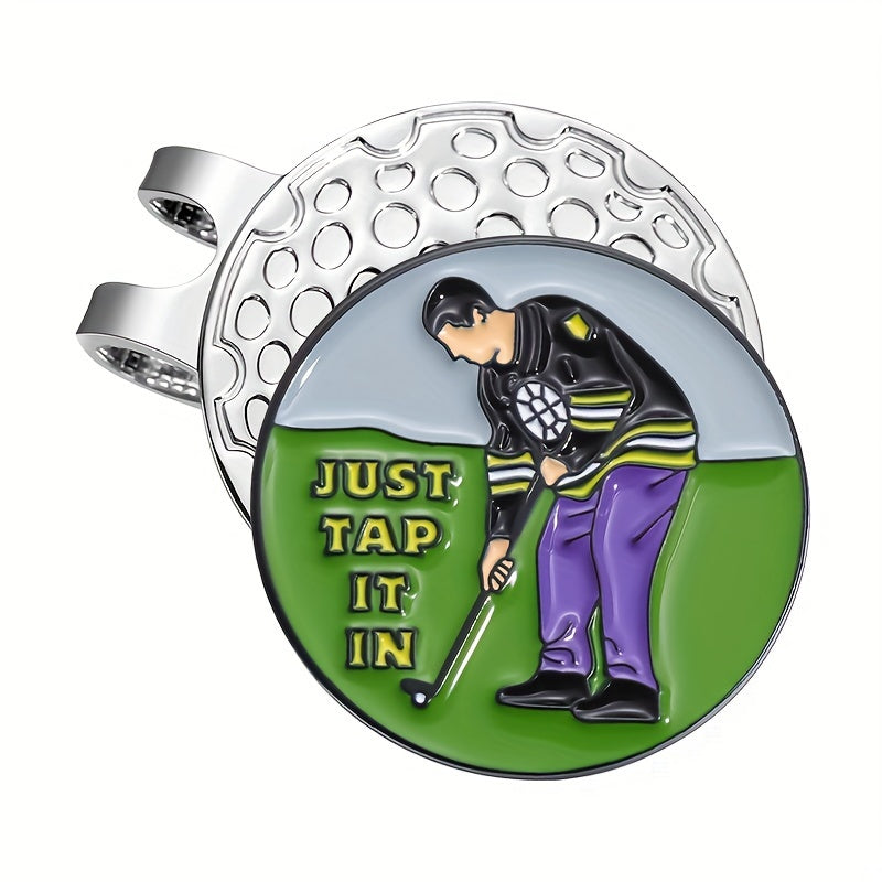 Creative Magnetic Golf Ball Marker Hat Clip - Durable Removable Alloy Clip Style Design, Fun Gift for Men And Women Golfers, Perfect Accessory for Golfing Enthusiasts