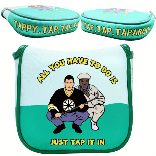 Happy Gilmore Golf Headcover - Premium Golf Club Protector with "Tappy, Tappy, Tappy" Design, Ideal for Men, Dads, and Golf Enthusiasts, Golf Accessory | Cartoon Character Cover | Durable Golf Cover, Golf Accessories