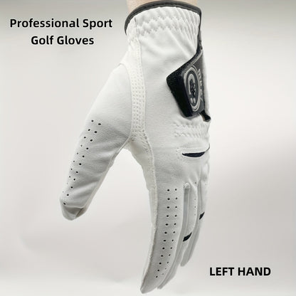 Premium Sheepskin Golf Glove for Left Hand - Anti-Slip, Breathable & Durable | Ideal for Outdoor Training & Matches