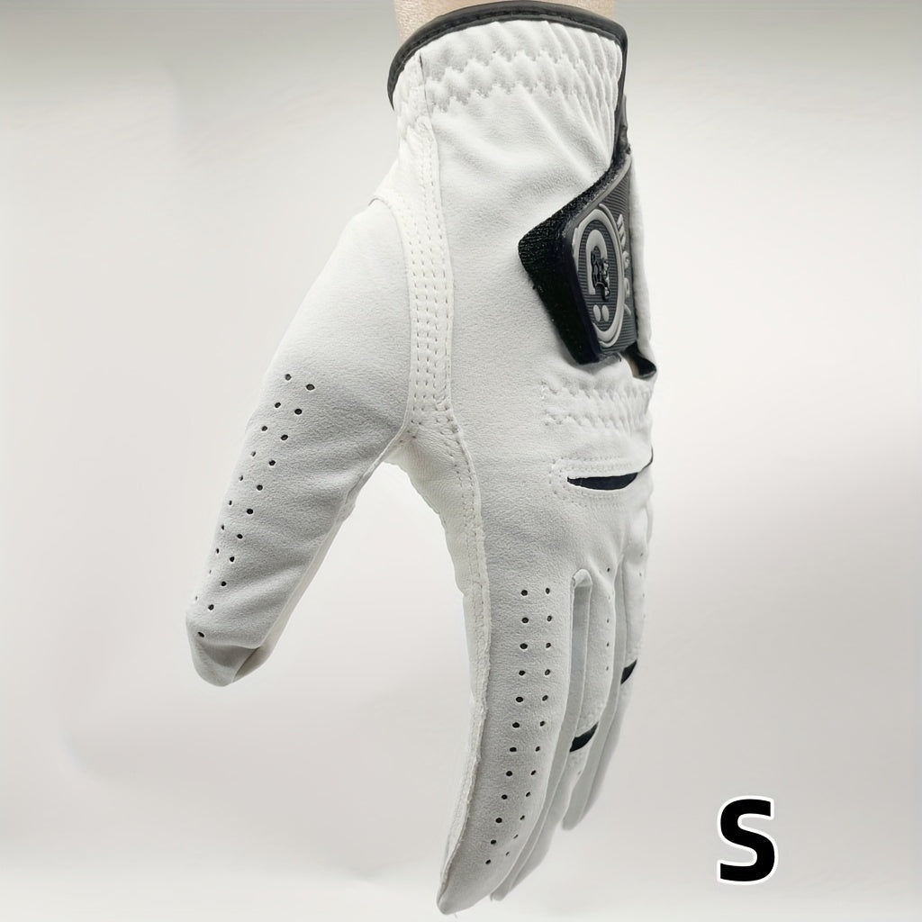 Premium Sheepskin Golf Glove for Left Hand - Anti-Slip, Breathable & Durable | Ideal for Outdoor Training & Matches