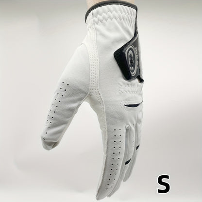 Premium Sheepskin Golf Glove for Left Hand - Anti-Slip, Breathable & Durable | Ideal for Outdoor Training & Matches