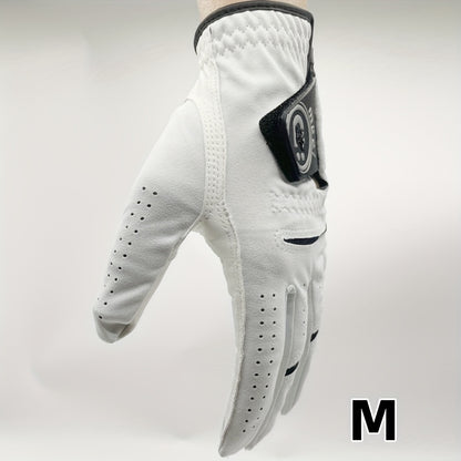 Premium Sheepskin Golf Glove for Left Hand - Anti-Slip, Breathable & Durable | Ideal for Outdoor Training & Matches