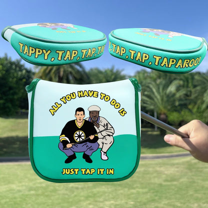 Happy Gilmore Golf Headcover - Premium Golf Club Protector with "Tappy, Tappy, Tappy" Design, Ideal for Men, Dads, and Golf Enthusiasts, Golf Accessory | Cartoon Character Cover | Durable Golf Cover, Golf Accessories