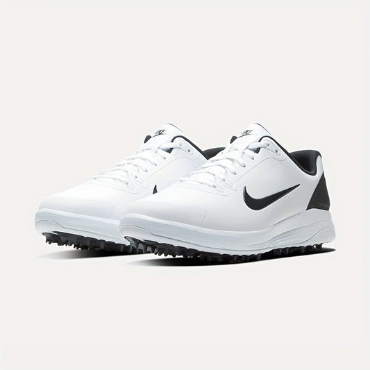 NIKE Men'S INFINITY G Men'S Golf Shoes - Wide Fit Casual Sneakers with Shock Absorption, Breathable Synthetic & Fabric Lining, Durable Rubber Sole for All-Season Comfort (White/Black), Sports Footwear, Sleek Sneaker Design, C