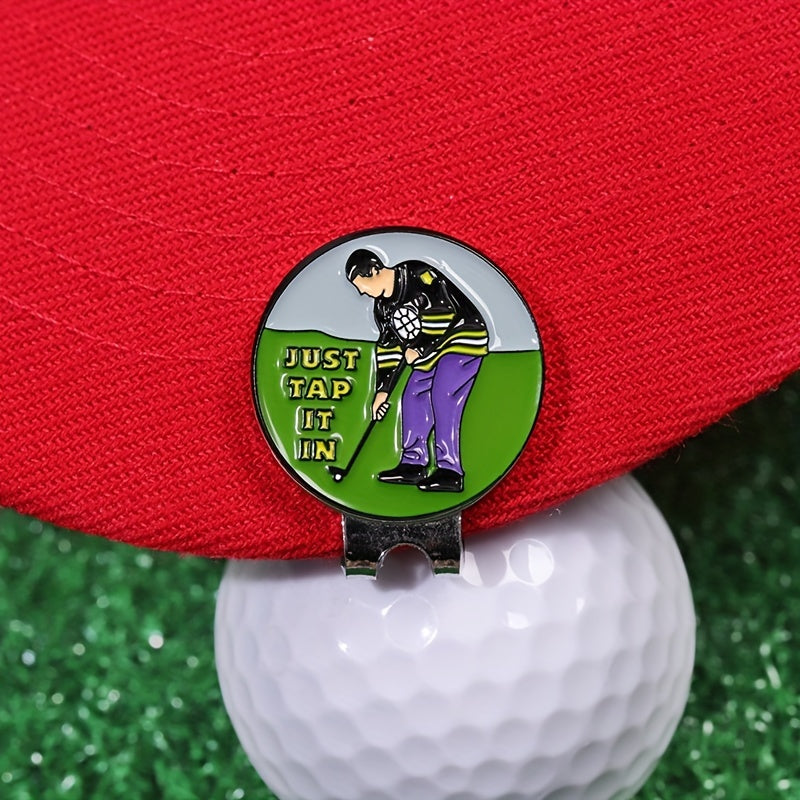 Creative Magnetic Golf Ball Marker Hat Clip - Durable Removable Alloy Clip Style Design, Fun Gift for Men And Women Golfers, Perfect Accessory for Golfing Enthusiasts