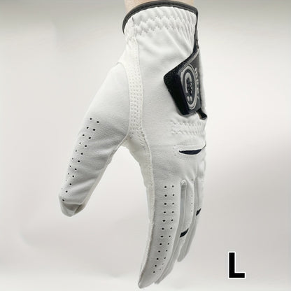 Premium Sheepskin Golf Glove for Left Hand - Anti-Slip, Breathable & Durable | Ideal for Outdoor Training & Matches