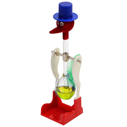 Drinking Bird Non-Stop Liquid Drinking Glass Lucky Bird Duck Bobbing Magic Prank Toy Decoration Crafts Children Kids Educational