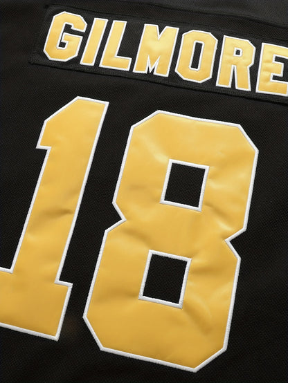 Men's #18 Black Ice Hockey Jersey - Retro Classic Embroidered, Breathable Pullover Sweatshirt for Parties & Sports - Perfect Gift