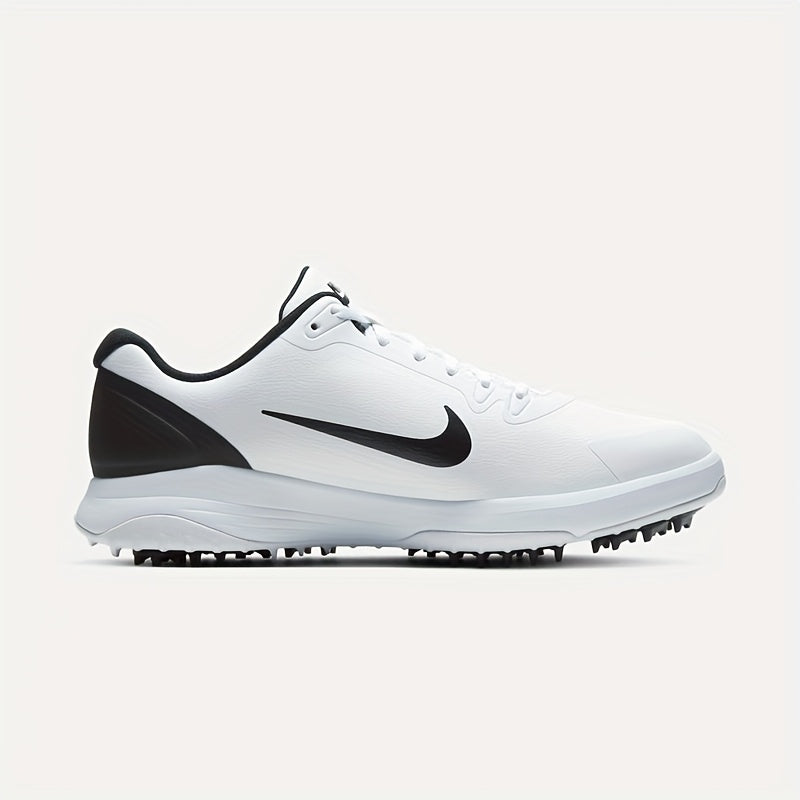 NIKE Men'S INFINITY G Men'S Golf Shoes - Wide Fit Casual Sneakers with Shock Absorption, Breathable Synthetic & Fabric Lining, Durable Rubber Sole for All-Season Comfort (White/Black), Sports Footwear, Sleek Sneaker Design, C
