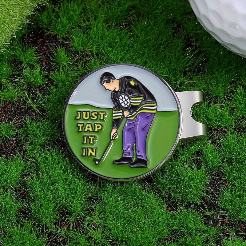 Creative Magnetic Golf Ball Marker Hat Clip - Durable Removable Alloy Clip Style Design, Fun Gift for Men And Women Golfers, Perfect Accessory for Golfing Enthusiasts