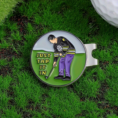 Creative Magnetic Golf Ball Marker Hat Clip - Durable Removable Alloy Clip Style Design, Fun Gift for Men And Women Golfers, Perfect Accessory for Golfing Enthusiasts
